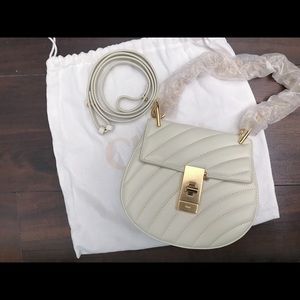 🔥Ivory DREW QUILTED LEATHER SHOULDER BAG